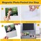 15 Pcs Magnetic picture frames for refrigerator 4x6Inch-Magnetic photo frames,White
